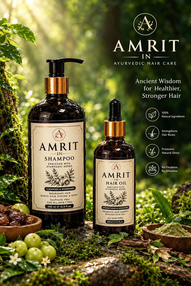 Pure Ayurveda for healthy, strong and beautiful hair.